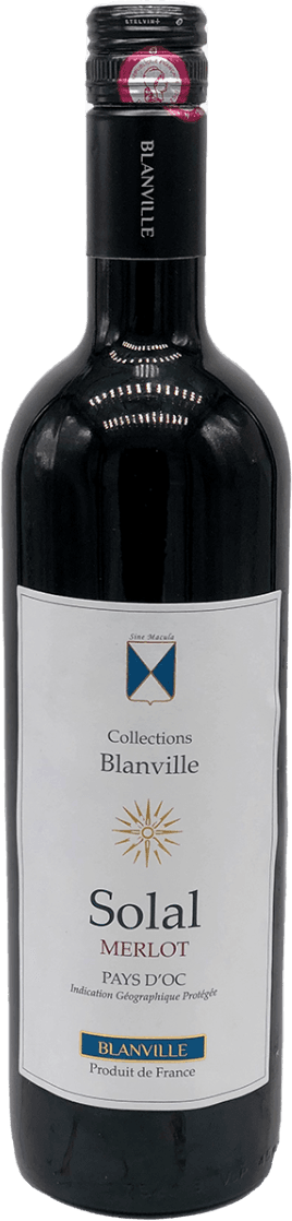 Château Haut-Blanville - Pays d'Oc IGP Solal, Merlot