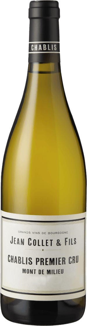 Het label is minimalistisch en traditioneel met zwarte letters op een witte achtergrond. De naam van de wijnmaker en de wijn zijn duidelijk vermeld.