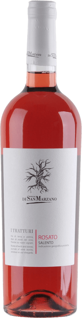 Het label toont een minimalistisch ontwerp met een afbeelding van een gestileerde, kale boom of takken in zwart-wit. De achtergrond is wit en er is gebruik gemaakt van eenvoudige zwarte en rode tekst. Het geheel heeft een strakke en moderne uitstraling.