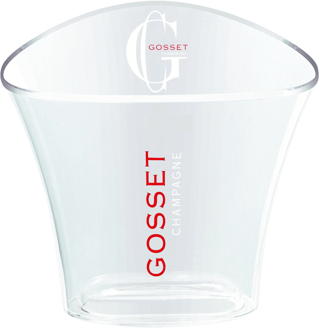 Champagne Gosset - Plexiglazen Champagnerkoeler voor 1 fles