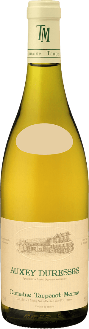 Het label toont een afbeelding van een traditioneel wijnhuis of kasteel, met daaronder de naam van de wijn in groene letters. Het geheel heeft een klassieke en elegante uitstraling.