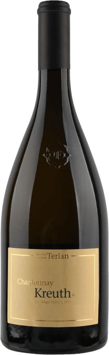 Het label is rechthoekig en heeft een minimalistische uitstraling. Het is lichtgeel van kleur met een subtiele gouden rand rondom het label. De tekst op het label is eenvoudig, zonder afbeeldingen of decoraties, en bevat vooral de naam van de wijn en producent.