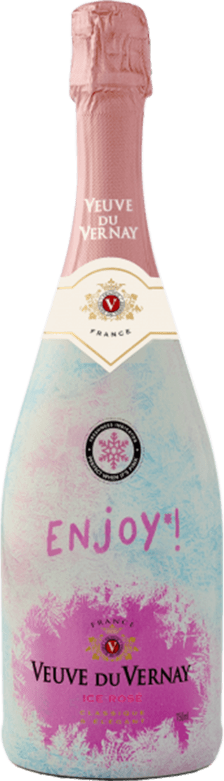 Veuve du Vernay - Vin Mousseux ICE Rosé Thermo label