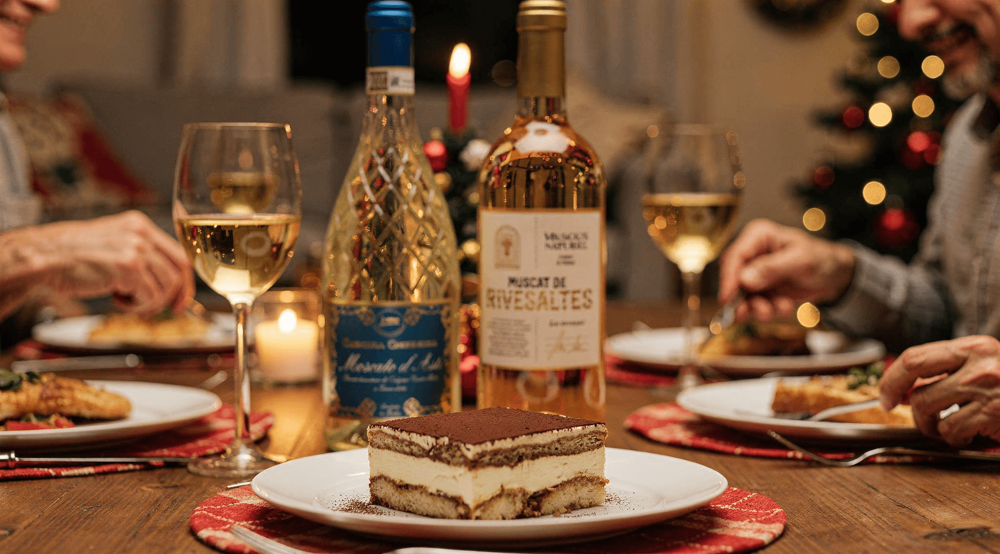 Wijn bij tiramisu