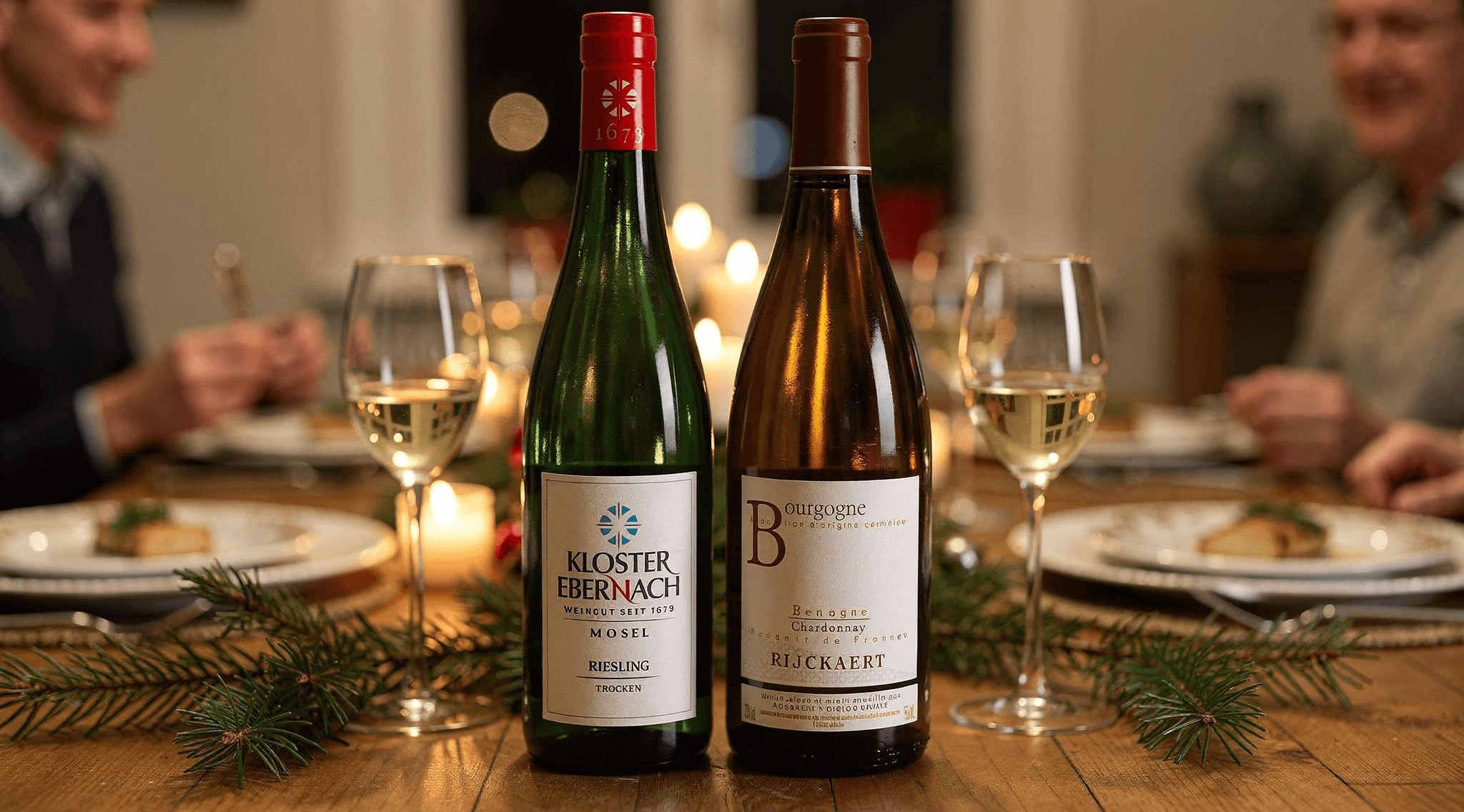 Witte wijn voor kerst